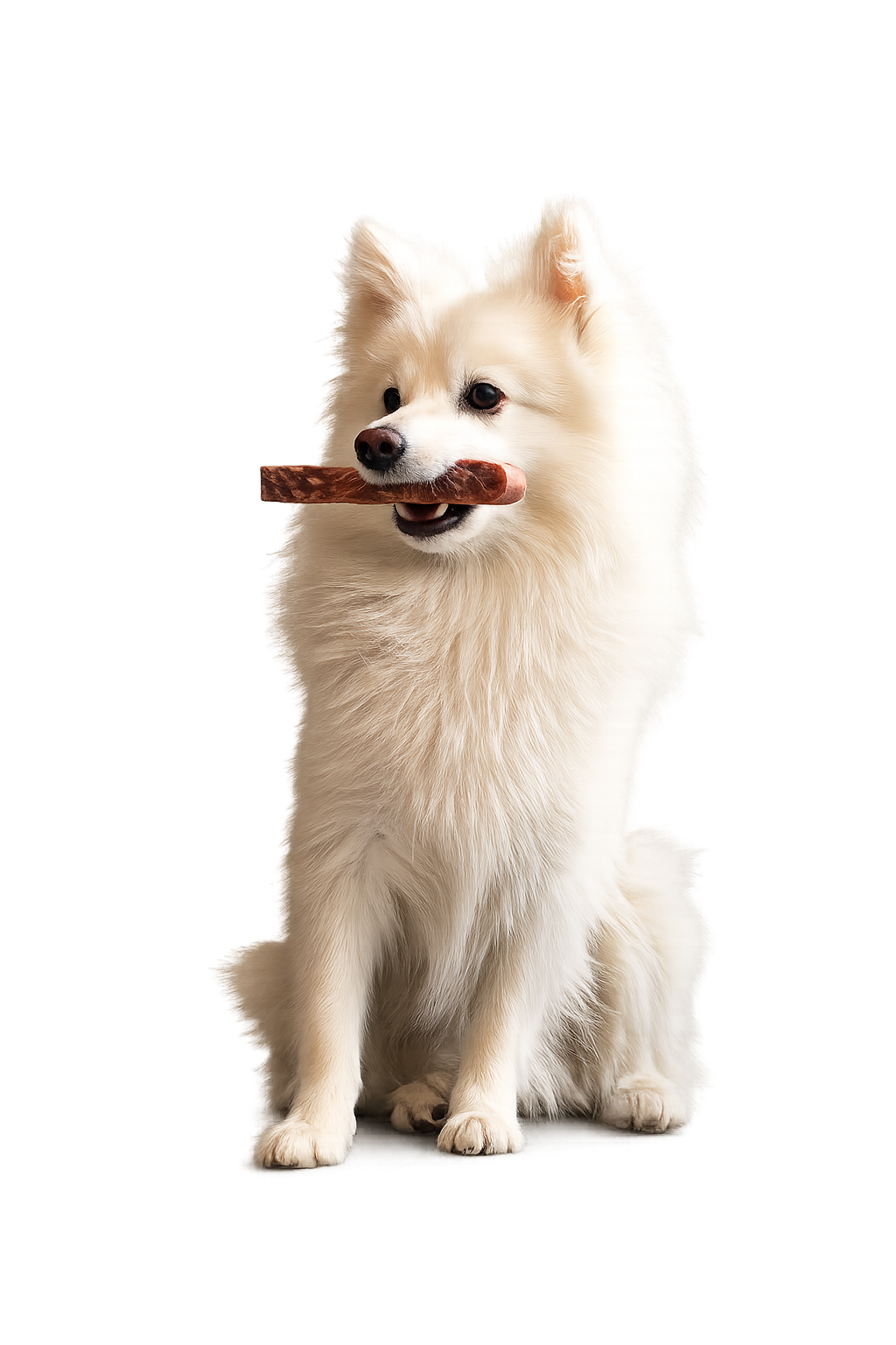 Dog enjoying Kankai Chhurpi